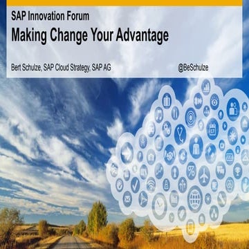 KEYNOTE SAP INNOVATION FORUM BALTIC - make change your advantage