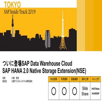 ついに登場SAP Data Warehouse Cloud