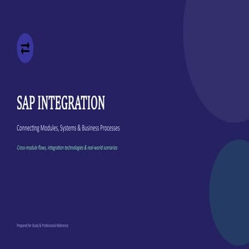 Comprehensive Guide to SAP Integration: Connecting Modules and Systems ...