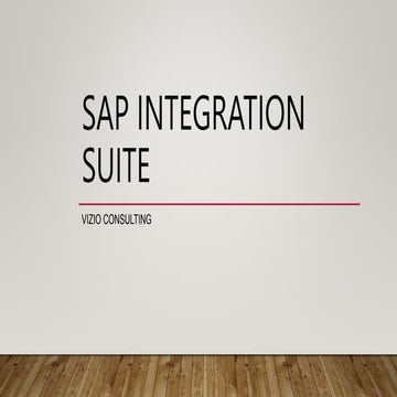 What Are The Elements Of The SAP Integration Suite?