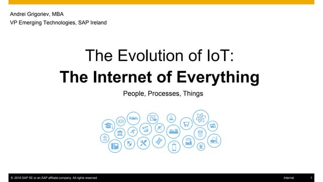 SAP IoT for Pre-ICIS Workshop 2016