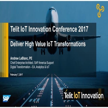 Sap IoT Transformation Best Practices