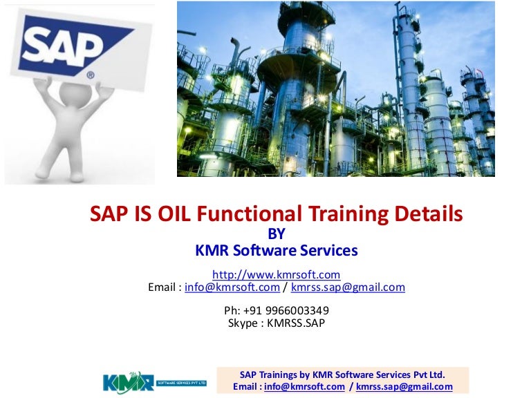 SAP IS Oil and Gas oil Course Content