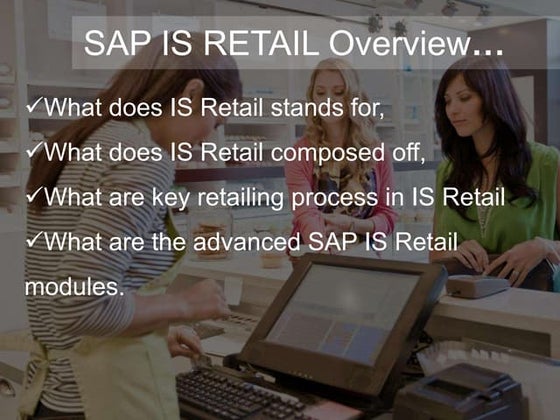 SAP IS RETAIL Overview