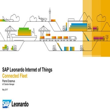 Sap Leonardo IoT Connected Fleet @ SAPPHIRE 2017