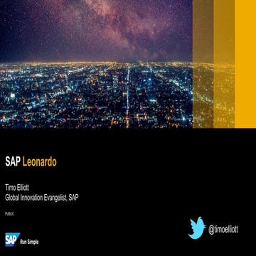 SAP Leonardo: An Overview