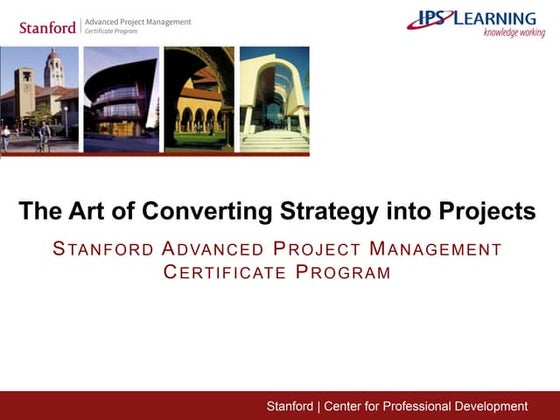 Free Webinar: The Art of Converting Strategy into Projects