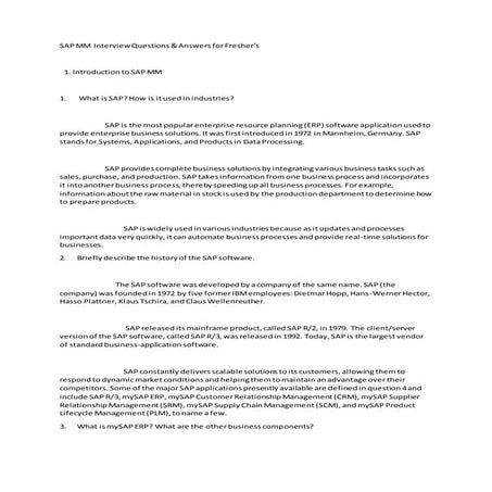 Sap mm nterview_questions