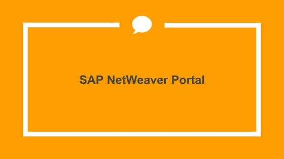 Sap Netweaver Portal