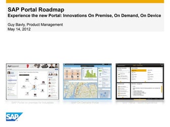 SAP NetWeaver Portal Portfolio (2012)  