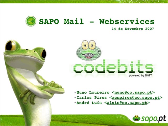 SAPO Mail WebServices