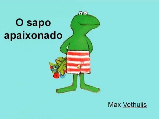 Sapo apaixonado   power point