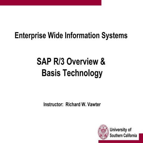 Sap overview