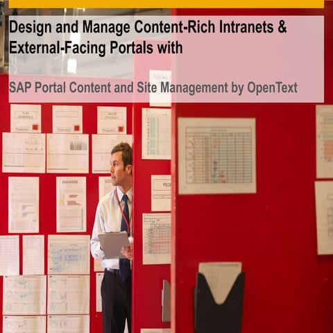 SAP Portal Content and Site Management by OpenText