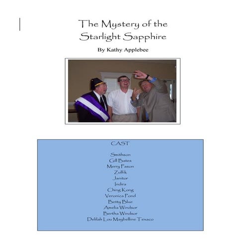 The Mystery of the Missing Sapphire | PDF