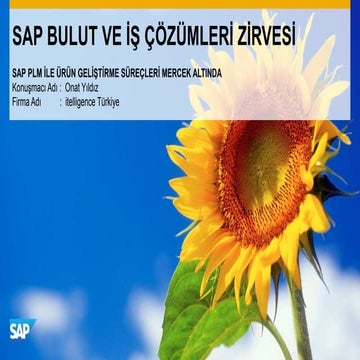 SAP PLM ile ürün geliştirme süreçleri