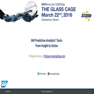 Predictive Analytics: From Insight to Action