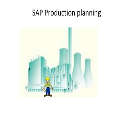SAP PP DEMO -Direct trainer