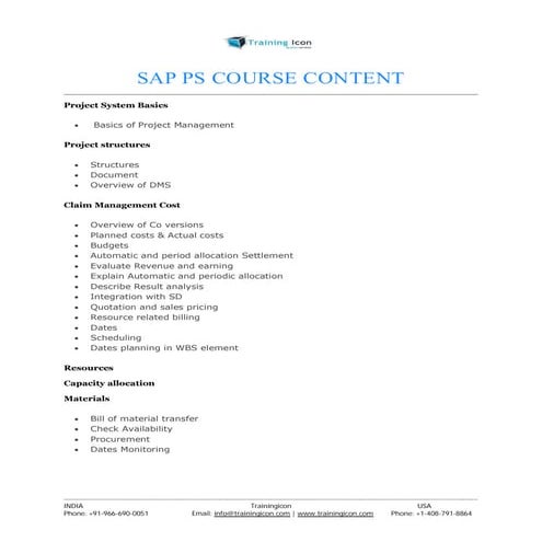 Sap ps | DOCX