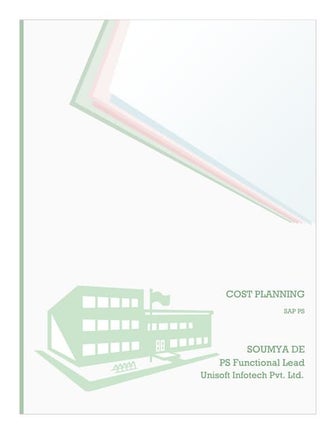 Sap ps cost planning