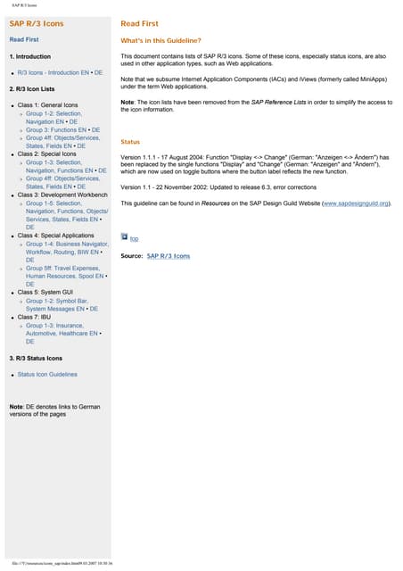 Sap r3 icons