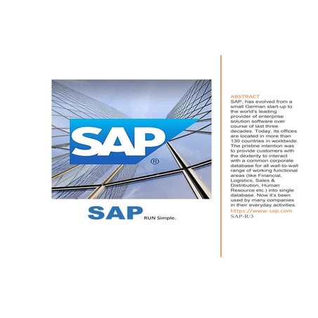 SAP- HCM mini project report on - Design Enterprise Structure in Personnel Ad...