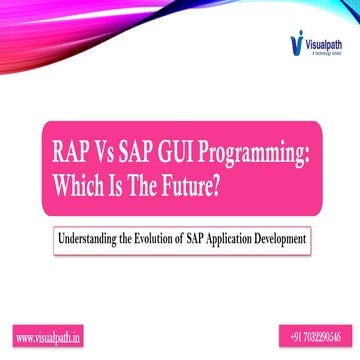 SAP RAP Training | SAP ABAP RAP Course in Hyderabad.pptx