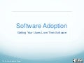Software Adoption