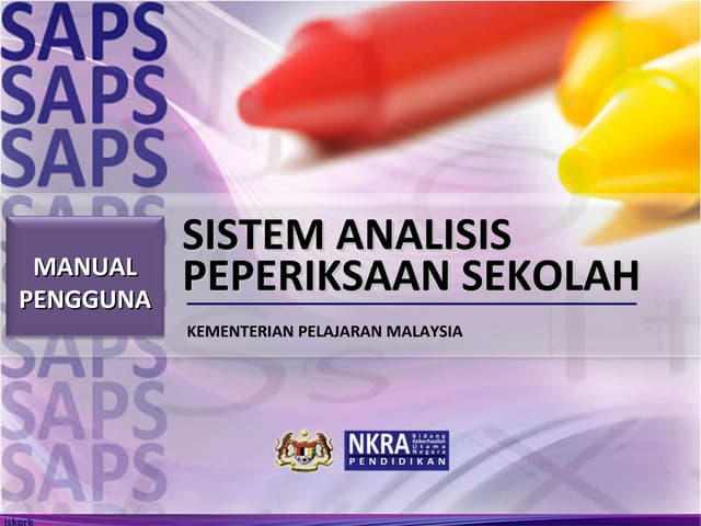Sistem Analisis Peperiksaan Sekolah