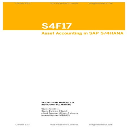 S4F17 Col11 Asset Accounting in SAP S/4HANA