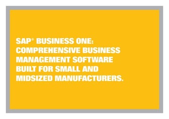 SAP Business One 8.8 Manufacturing