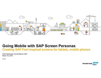 SAP Screen Personas - ASUG Northern CA chapter meeting March 2019