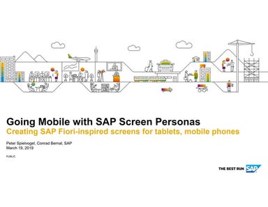 SAP Screen Personas - ASUG Northern CA chapter meeting March 2019