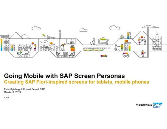 SAP Screen Personas - ASUG Northern CA chapter meeting March 2019