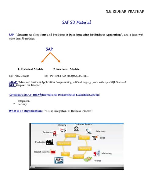 Sap sd material1