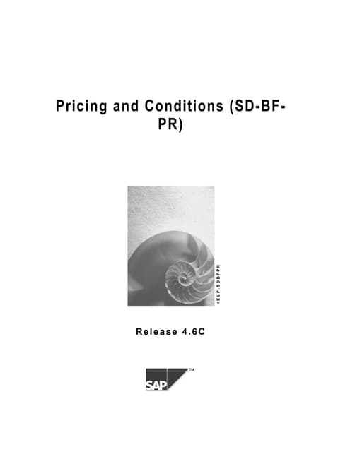 Sap sd pricing