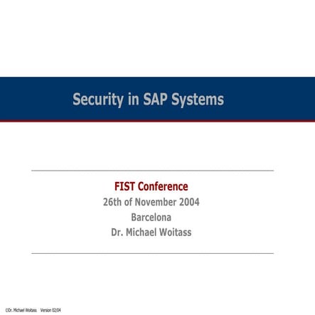 SAP Security