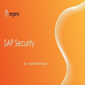 SAP Security Road Map with the Strategic move