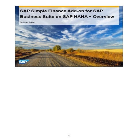 Sap simple finance Add-on by guntupalli Hari