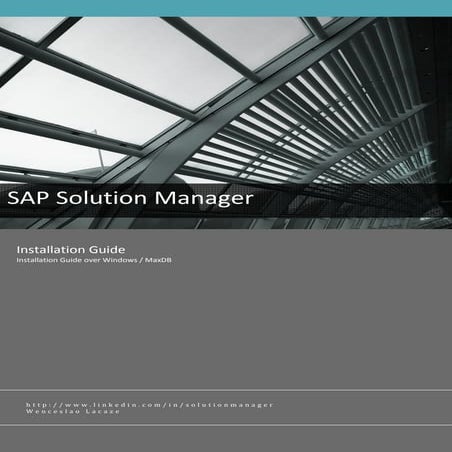Sap Solman Instguide Install Windows MaxDB