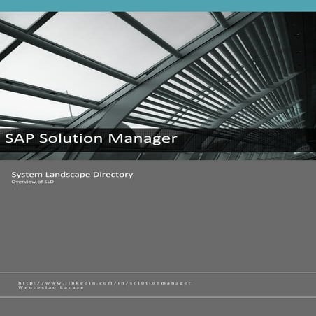 Sap Solman Sld Overview V2.0