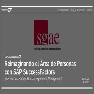 Sap success factors sgae