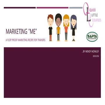 Marketing "Me"