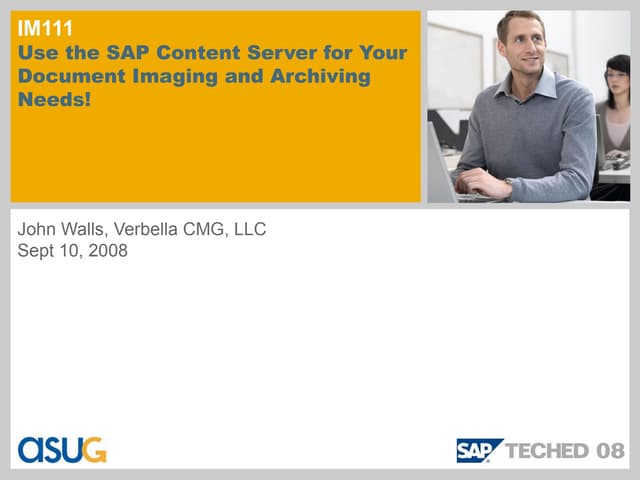 Use the SAP Content Server for Your...