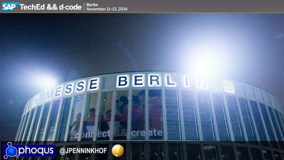 SAP Teched && dcode 2014 Recap (@SITNL, 29 Nov 2014)