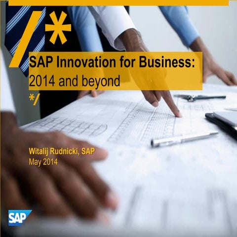 SAP Tech Innovation for Business - 2014.05
