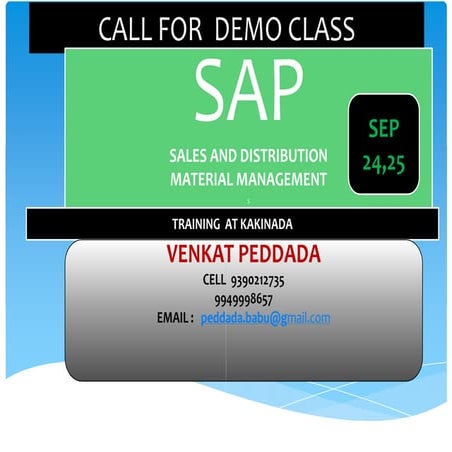 Sap training