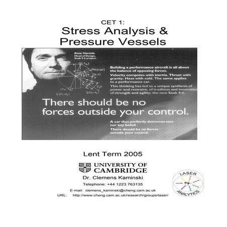 Stress Analysis & Pressure Vessels