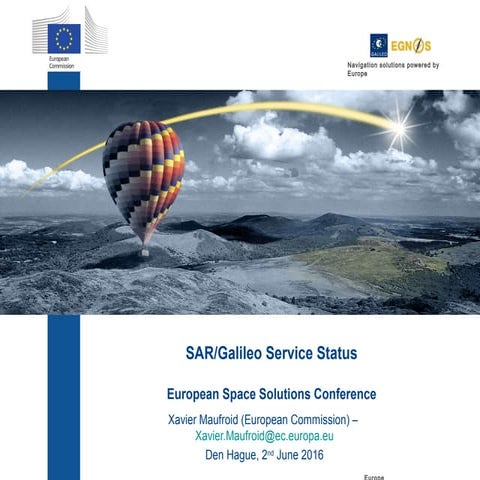 Galileo Search & Rescue workshop_European Space Solutions 2016_Galileo Search...