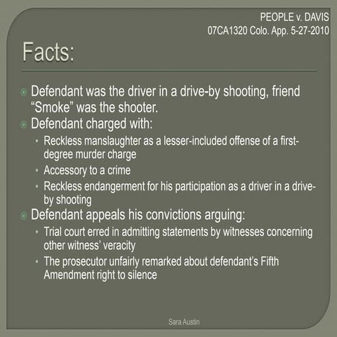 Sara austin par 289 case presentation